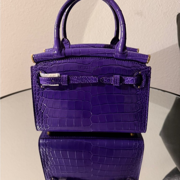 Ralph Lauren Vibrant Purple Mini Bag - Picture 3 of 5